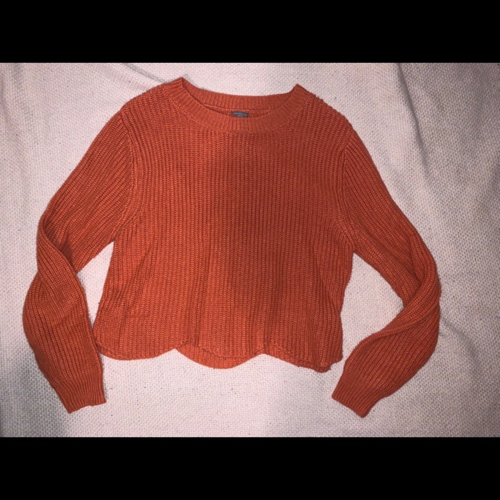 Charlotte Russe orange sweater